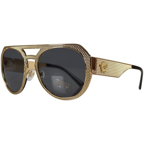 versace sunglasses mens gold|authentic versace men's sunglasses.